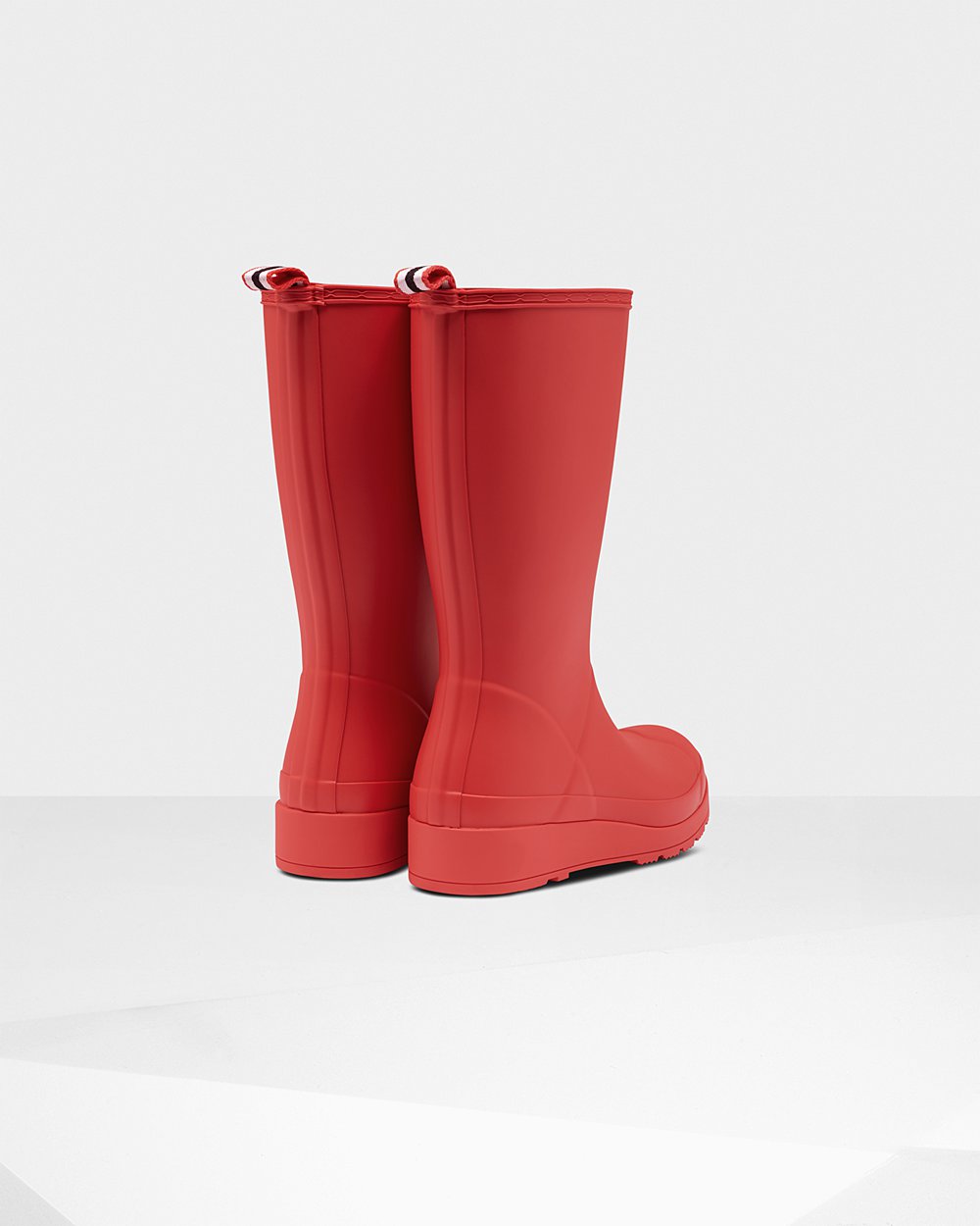 Hunter Mujer Original Tall Rain - Play Botas Rojas - 240-CFYNUT